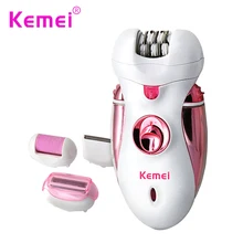 Kemei KM-2530 многофункциональная перезаряжаемая Подмышечная рука удаление волос на ногах электрическая бритва шерсть Эпилятор женский инструмент для ухода
