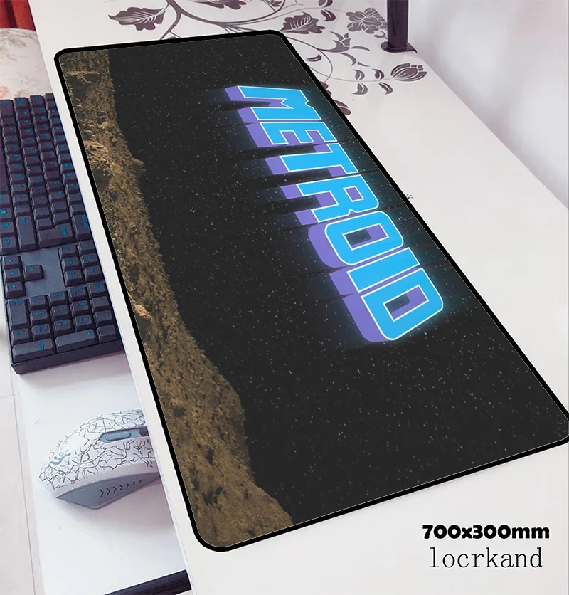 

metroid mousepad 700x300x3mm present Computer mouse mat gamer gamepad pc Customized gaming mousemat desk pad office padmouse