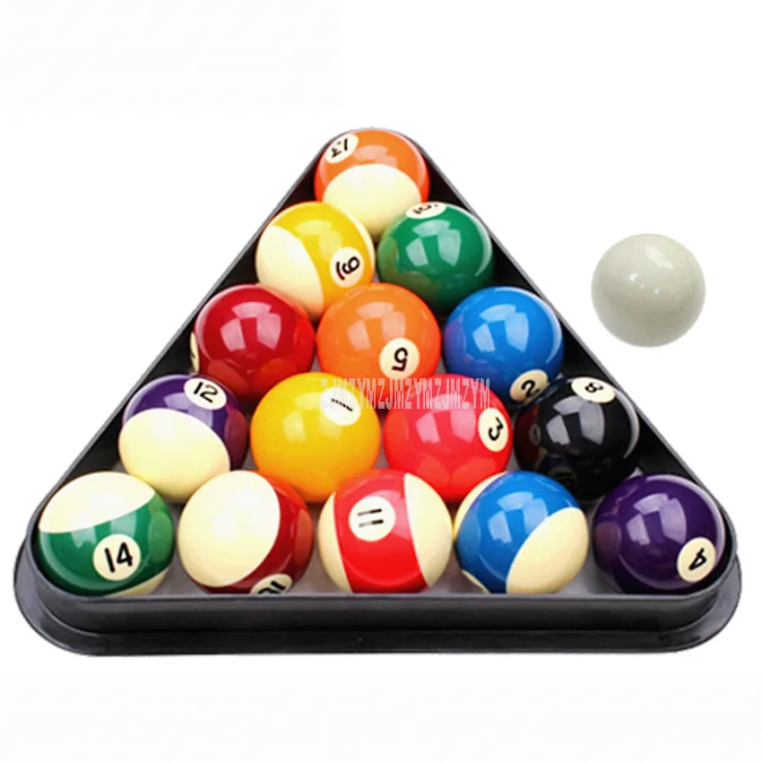 5,72 см Американский стандартный набор бильярдных шаров 16 шаров прочный синтетический смол Бильярд Пул мяч инструмент для практики с треугольная оправа