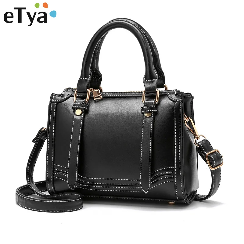 

eTya High Quality Small Ladies Messenger Bags Fashion PU Leather Shoulder Bags Women Crossbody Bag for Girl Brand Women Handbags