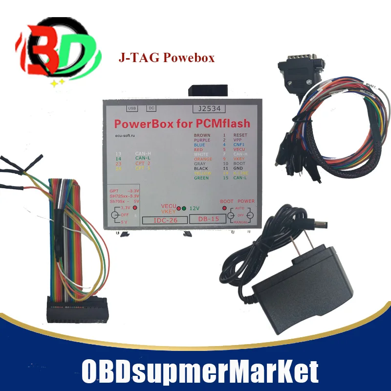 

JTAG PowerBox for PCMFlash KTM JTAG for Hitachi work with ktm flash or ktm obd ecu programmer DIALINK j2534 OBD ii j2534