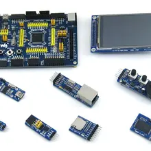 Open103V посылка# STM32F103VET6 STM32F103 STM32 ARM Cortex-M3 доска+ 3,2 дюймов 320x240 сенсорный ЖК-дисплей+ 7 шт. аксессуар модули