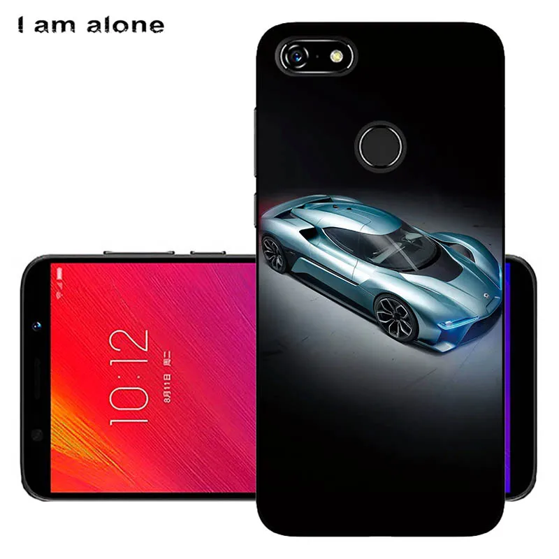 Чехлы для телефонов I am alone для lenovo A5, 5,45 дюймов, модные чехлы из мягкого ТПУ для мобильных телефонов, милые цветные цветочные чехлы для мобильных телефонов - Цвет: Black TPU S12