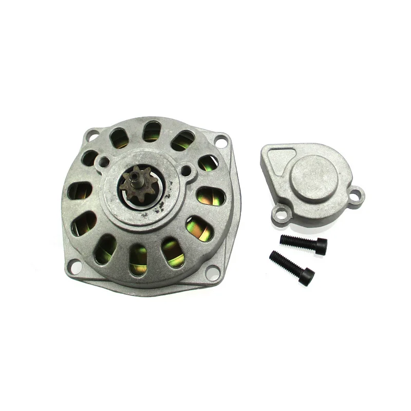 XLSION 25H 8T Tooth Clutch Drum Gear Box With Cover For 47cc 49cc Minimoto Pocket Bike Mini ATV Buggy Go Kart Motorcycle