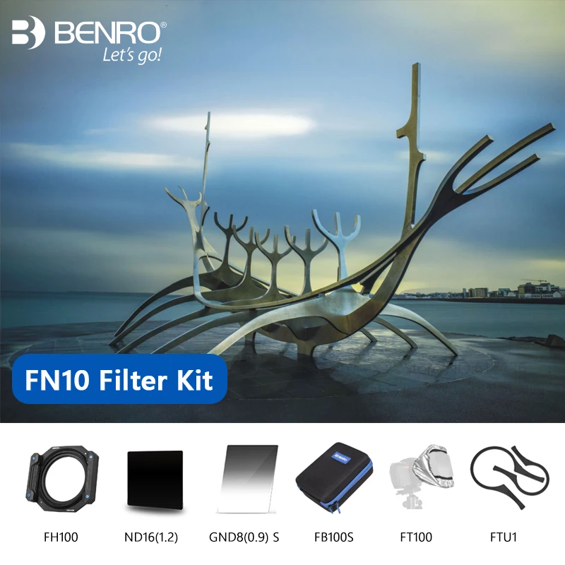 Benro FM10 FN10 FU10 100 мм набор квадратных фильтров ND/GND/CPL держатель комплект поддержка