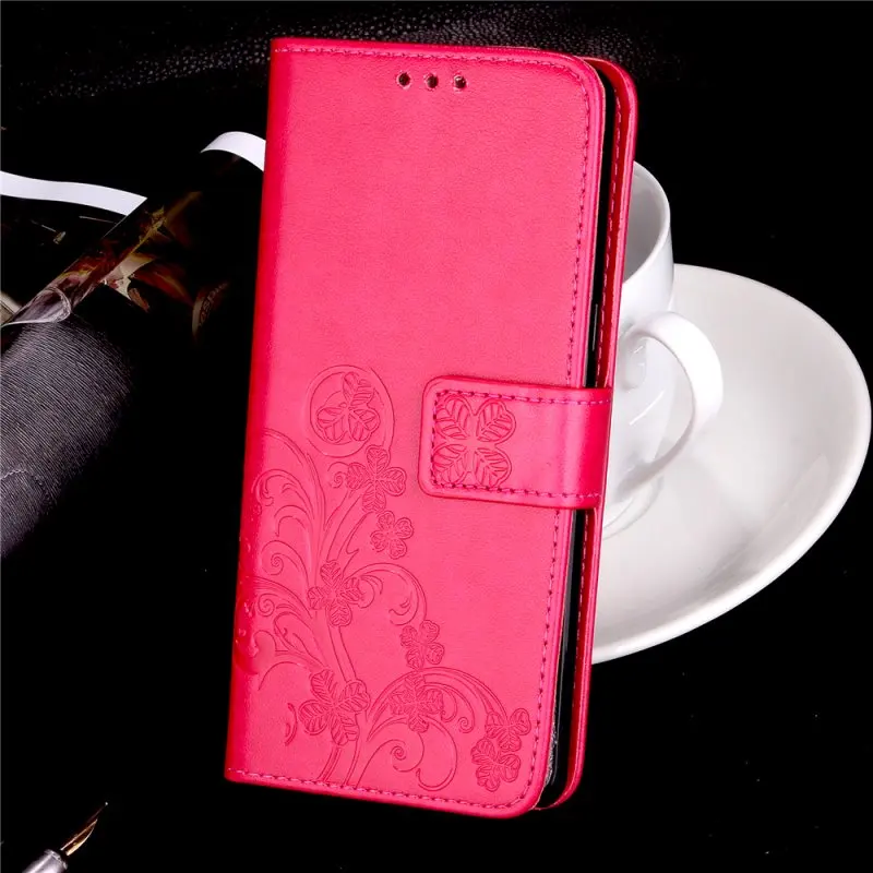 BELIAL Case Cover for Samsung A8 2018 Case Wallet for Samsung Galaxy A8 2018 Case Flip Leather Embossed Flower With Card Holder (7)