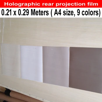

Free Shipping (9 Pieces) 20x29cm Rear Projection Film Samples Each color for test