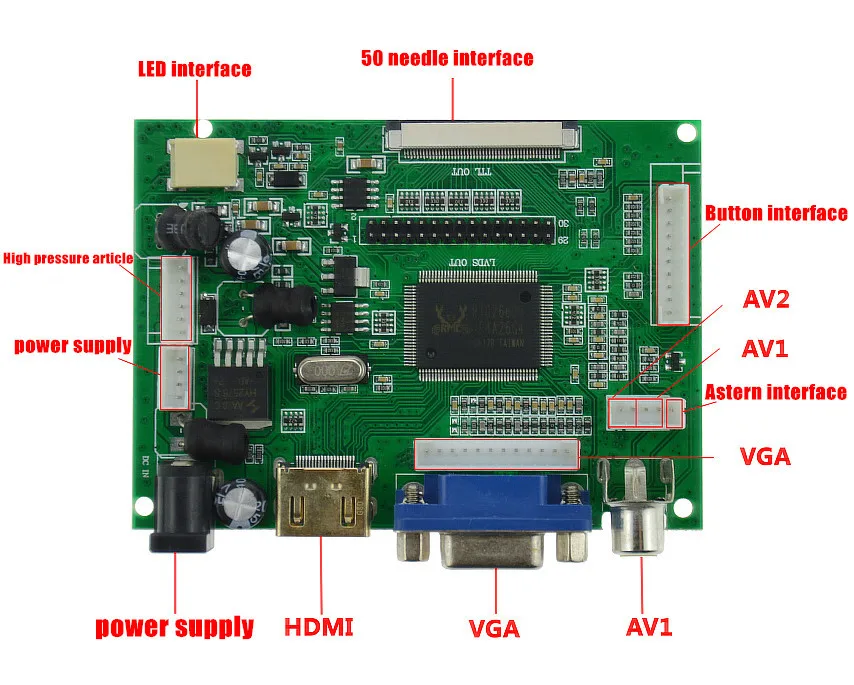 Free Shipping 7 inch AT070TN90 LCD Display Screen Monitor with Kit HDMI VGA Input Driver Board