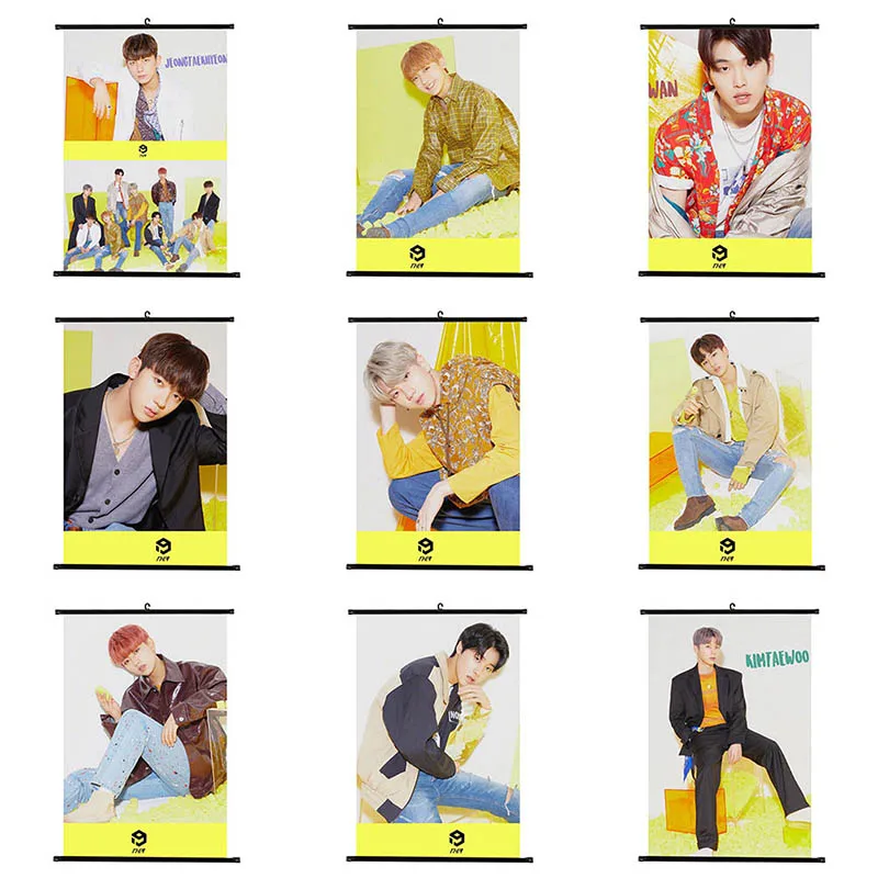 

1THE9 [XIX] 1st Mini Album Concept Photo Version Album Mini Wall Scroll Poster Hang Up Photo Picture