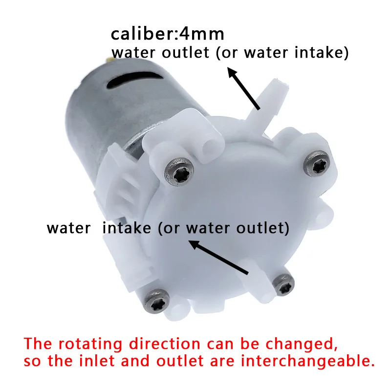 Мини водяной насос насосный мотор-редуктор DC3-12V Электрический Аквариум самовсасывающий моторный насос RS-360SH