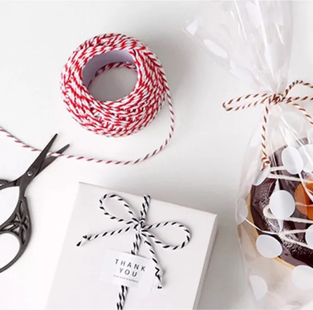 

Emerra Color 3 strands of cotton rope handmade DIY toy bread rope color box packaging factory direct sales of 18 meters/roll