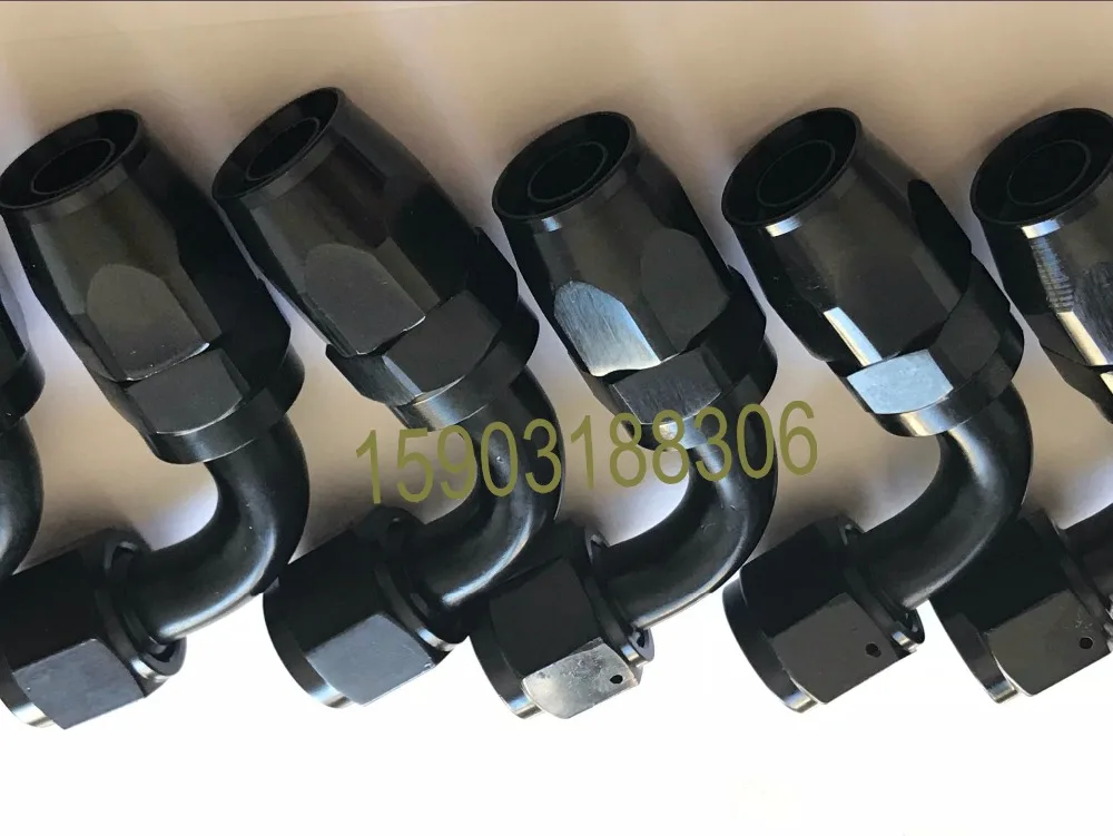 

90 Degree 10AN/AN10 High Performance Reusable Swivel Hose Ends Fittings