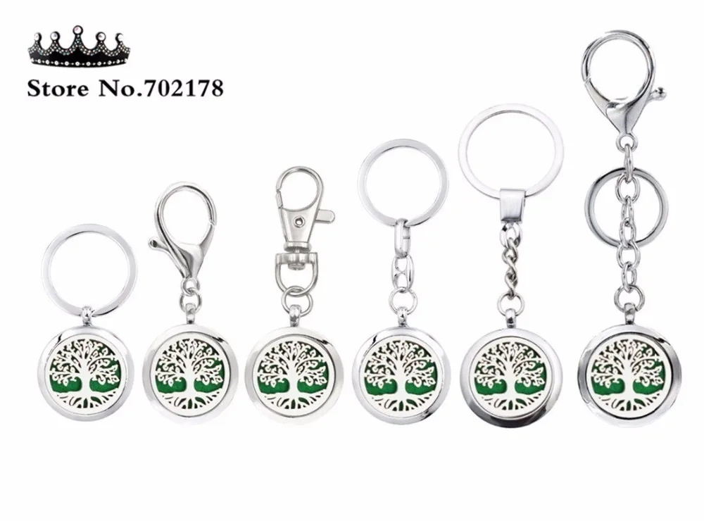 1 шт. брелок в виде дерева жизни из нержавеющей стали 316L 30 мм|keychain keyring|locket keychaintree of