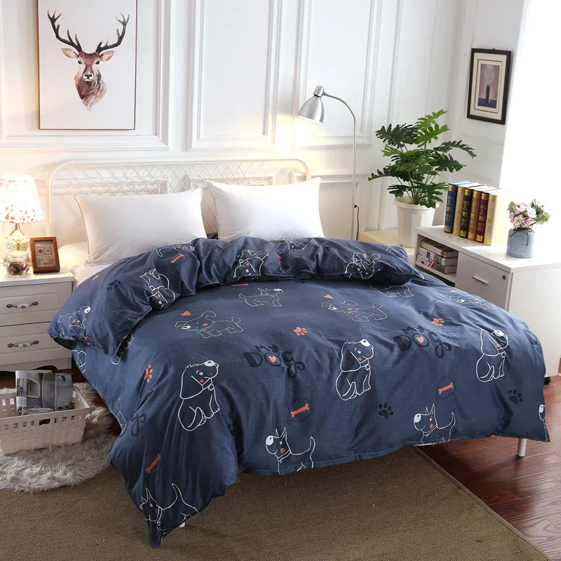 1 шт. пододеяльник с рисунком односпальная средняя двуспальная большая двуспальная размер полиэстер/хлопковое стеганное одеяло домашняя постельное белье многоцветная опционально - Цвет: YJB-kuai le wan wan
