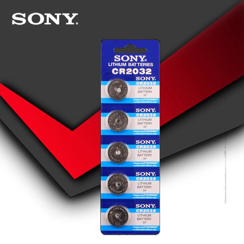 

5pcs/lot SONY Original cr2032 Button Cell Batteries 3V Coin Lithium Battery For Watch Remote Control Calculator cr2032