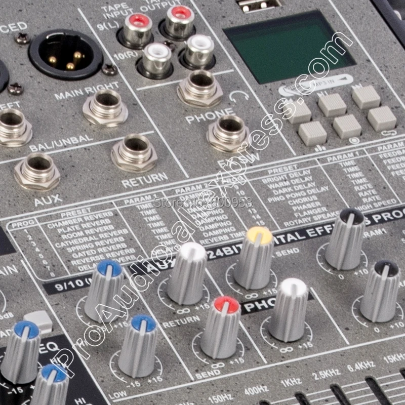 Professional 8000W High Power Amplifier 12 Channel Mixing Console Mixer USB Two in one function -MICWL PRM1260 Professional 8000W High Power Amplifier 12 Channel Mixing Console Mixer USB Two in one function -MICWL PRM1260