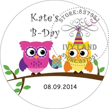 Новое нижнее белье для девочек, Бумага, индивидуальная клейкая наклейка/этикетки, детская игрушка в ванную платье, платье на день рождения, круг, 5 см, B35