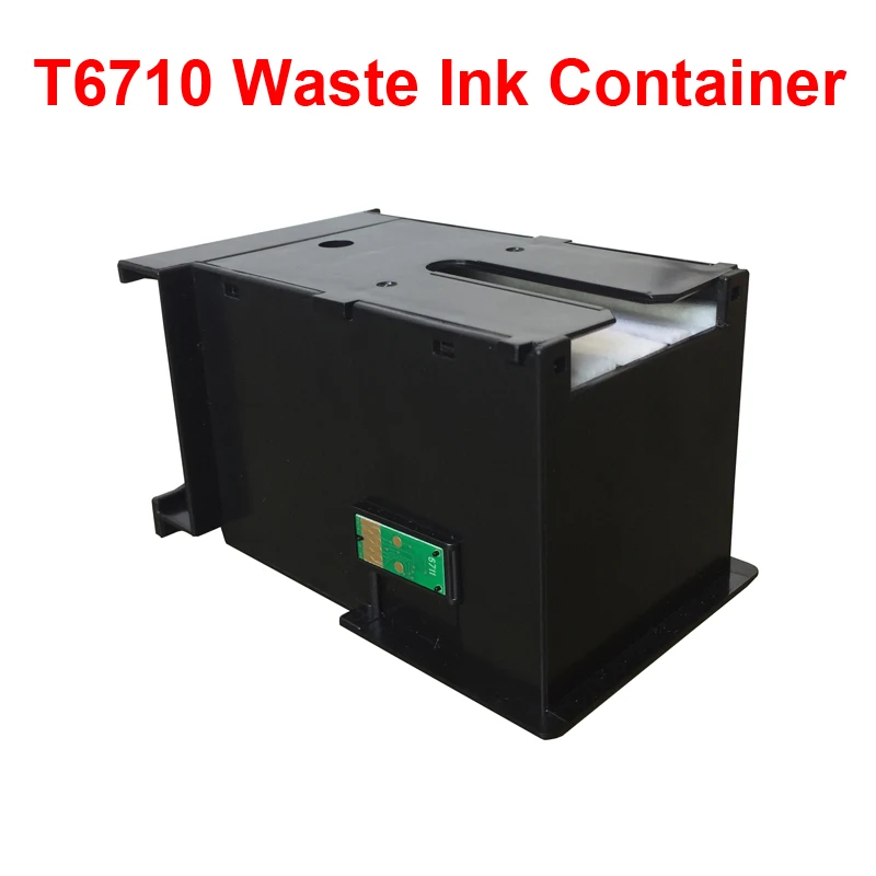

1PK For T6710 Waste Ink Container With Chip Use For WorkForce WF-7110 Inkjet Printer 3620 3640 3641 7111 7610 7620 7621 PX-M5040