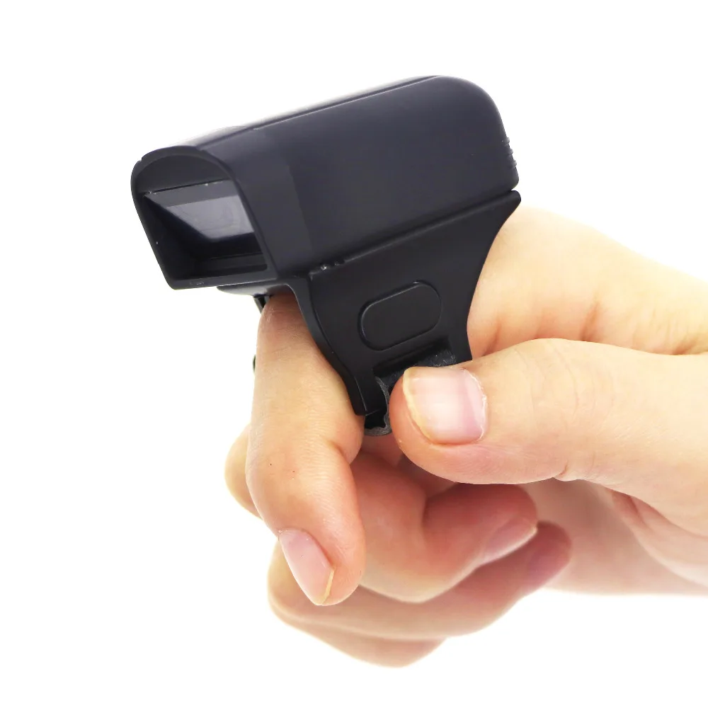 Карманный беспроводной Bluetooth палец носимое кольцо 2D QR сканер штрих-кода 1D CCD PDF417 2D сканер штрих-кода для IOS Android Windows Карманный беспроводной Bluetooth палец носимое кольцо 2D QR сканер штрих-кода 1D CCD PDF417 2D сканер штрих-кода для IOS Android Windows