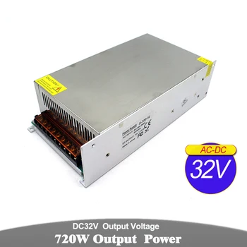 

Single Output Small Volume 720W 32V 22.5A Switching power supply Transformers AC110V 220V TO DC32V SMPS for Led Light Stepper