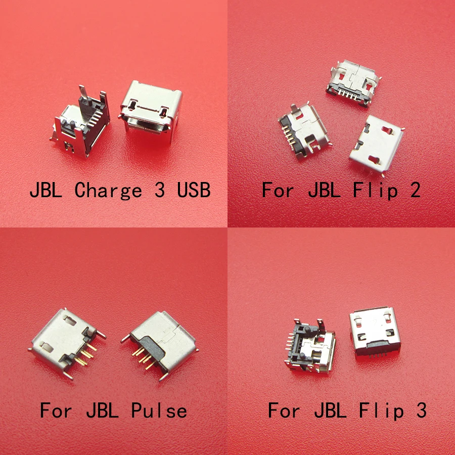 

20pcs For JBL FLIP 3 2 Pulse 2 Bluetooth Speaker Mini Micro USB Jack Dock Charging Port Charger Connector power plug Repair