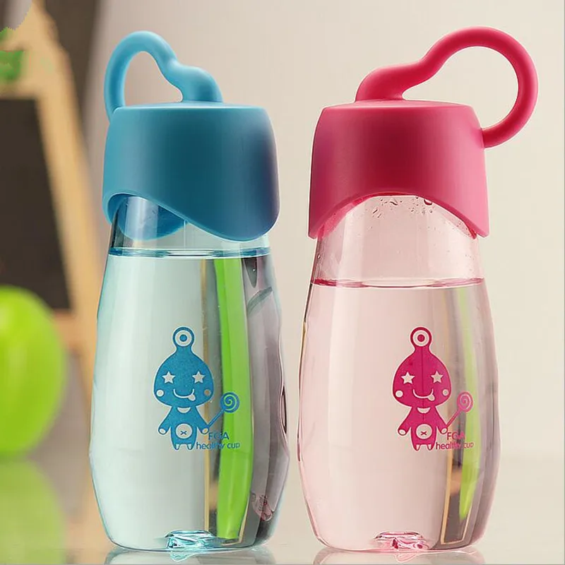 Cartoon 350ml/450ml Children Mini Water Botter Sport Unbreakable Kettle Portable Sports BPA free cute bottles | Дом и сад