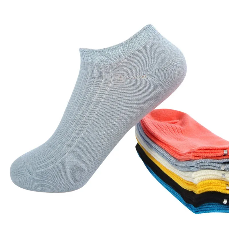 6 пар, женские носки, летние, из бамбукового волокна, дезодорирующие, прочные, женские носки, модные, повседневные, милые, для девочек, короткие носки-башмачки, Calcetines Sox