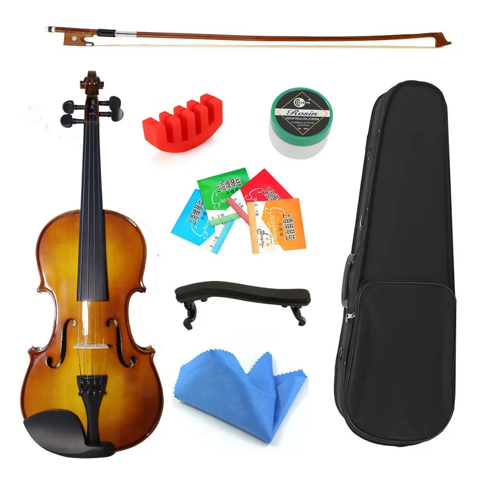 TONGLING бренд для начинающих антикварная скрипка 4/4 3/4 клен o высокого класса ручной работы акустическая скрипка для студентов Скрипка