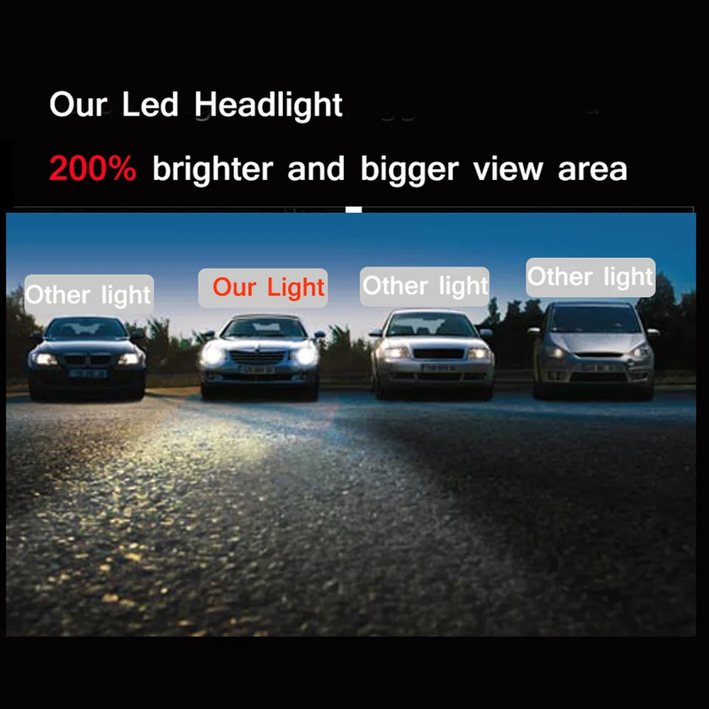 2 шт. светодиодный налобный фонарь для Chevrolet Cruze Orlando Captiva Epica Lacetti 12 В 6000 К Белый H4 H7