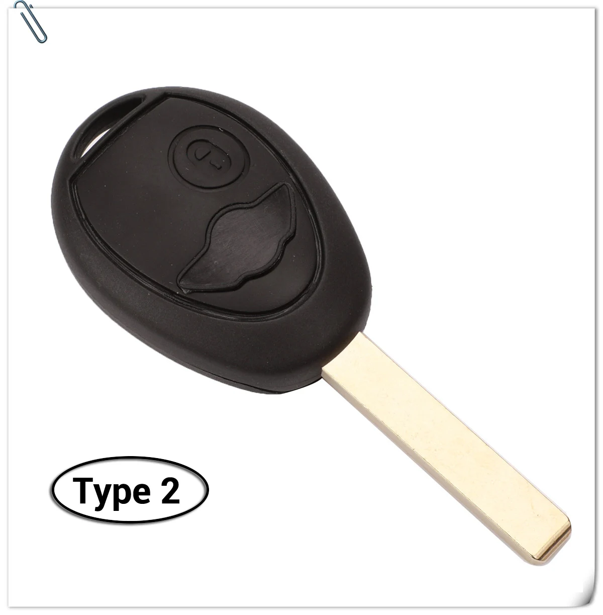 Keyforkess 10 pz/lotto chiave a distanza Shell caso Fob 2 pulsanti per BMW Mini One Cooper R50 R53 sostituzione coperchio chiave in bianco - HTB1MEiNXgFY.1VjSZFqq6ydbXXa6