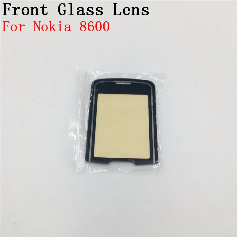 

RTBESTOYZ 100% Original Mirror Display Screen Front Outer Lens Glass For Nokia 8600 Luna Black Color