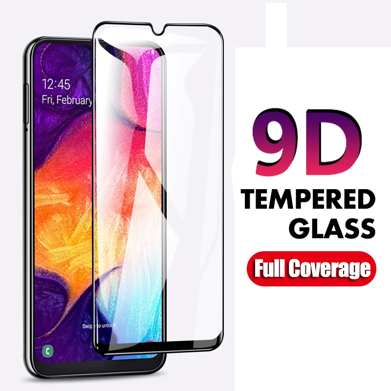 9d-glass-for-samsung-A50-screen-protector-tempered-glass-Original-big-arc-edge-full-body-glue