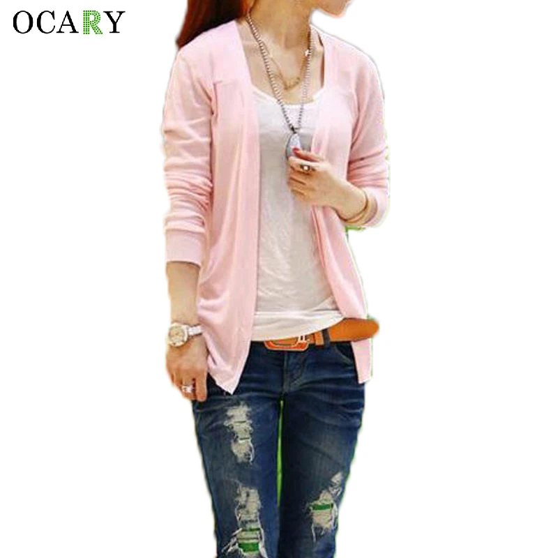 Knitted Long Cardigan Crochet Sweater Female Summer Cardigans Big Size Sueter Blusas Maglioni Donna Gilet Manche Longue