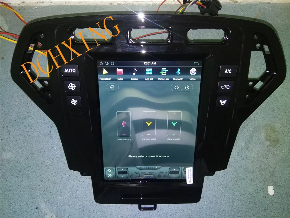 10,4 ''Tesla стиль Android 8,1 автомобильный DVD gps плеер для Ford Mondeo fusion 2007 2008 2009 2010 2011 2012 2013 PX6 CARPLAY