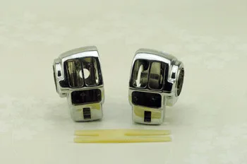

Custom Chrome Handlebar Switch Housings For 1996-UP Electra Glide FLHT Standard and Classic 2006-UP Street Glide FLHX models