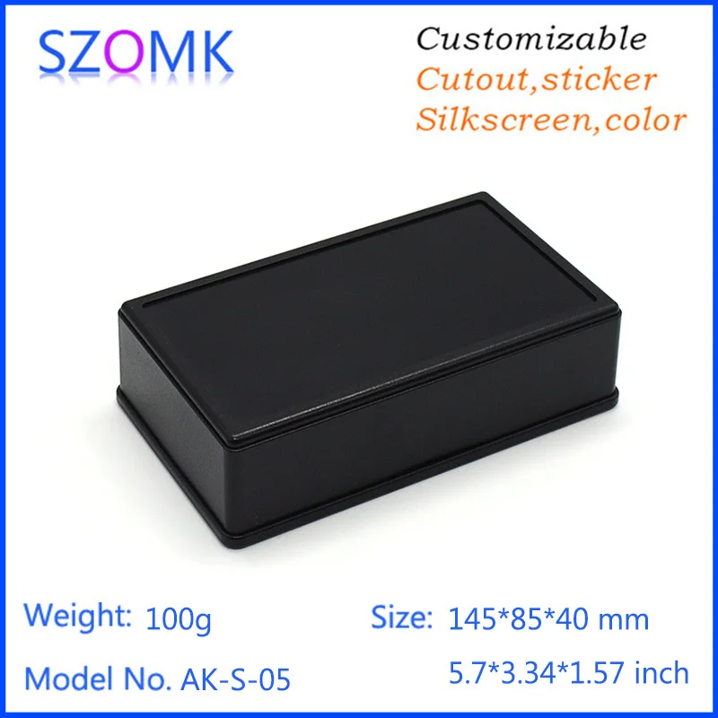 plastic enclosure for electronics control box szomk diy enclosure junction box plastic housing small abs instrument enclosure distribution box black plastic box enclosure electronics case   (8).jpg