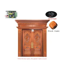 DIY DC12V звуки и огни портативный датчик двери сигнализация дверная ручка сигнализация двери 120 дБ Anti-Theft пугать двери безопасности