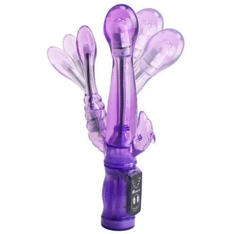 Sex Product Rabbit 6 frequency vibrators, vaginal clitoris g point triple stimulation, sex machine sex toys For Women