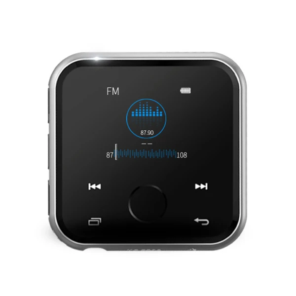 HBNKH R320 1,8 дюймов сенсорный экран MP3-плеер Bluetooth FM радио Запись Mp3 музыкальный плеер Hifi 8G электронная книга Встроенный динамик электронная книга - Цвет: Black