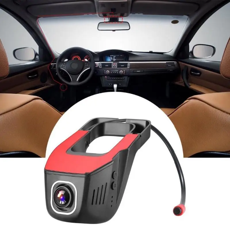 VODOOL Автомобильный видеорегистратор Камера HD 12MP 1080P 165 широкоугольный WiFi для