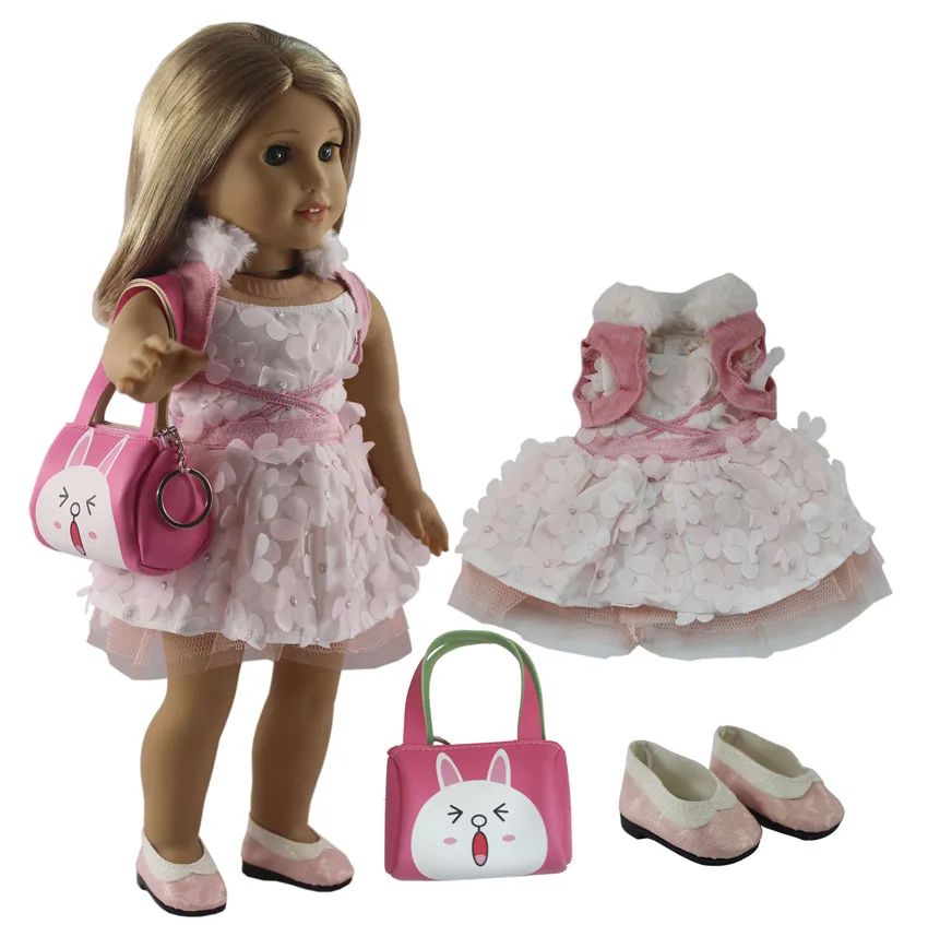 Fashion Doll Clothes Set Toy Clothing Outfit for 18 inch American Doll Casual Clothes Many Style for Choice X114