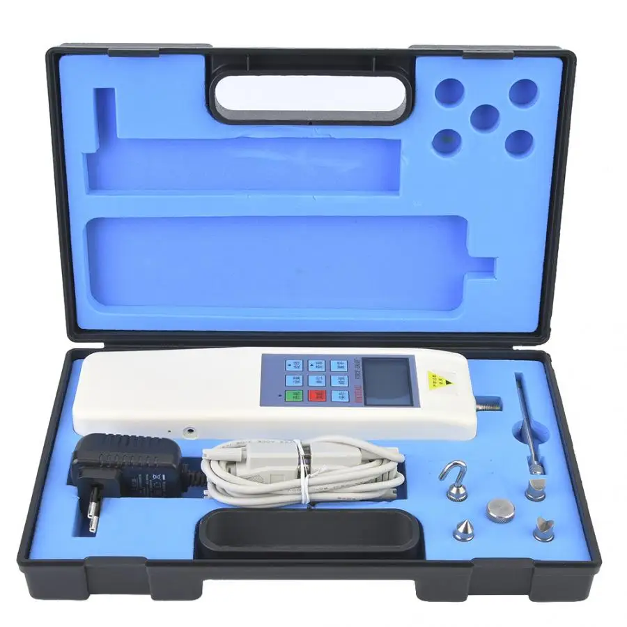 SH-50 Digital Force Meter Portable Push and Pull Tester Gauge 50N 100-240V EU Plug | Инструменты