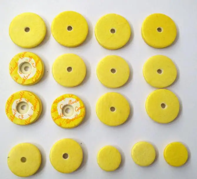 17pcs Flute Pads Replacement Woodwind Close Hole Mat tone Repair Yellow Musical Accessory | Спорт и развлечения