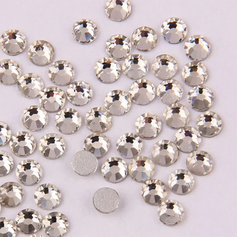 

Promotion Shiny SS3-SS50 Clear Non Hot Fix Rhinestone DIY Fashion Nails Art Glitters Crystals Decorations