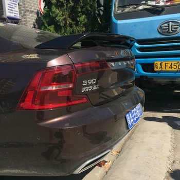 

For Volvo S90 Spoiler ABS Material Car Rear Wing Primer Color Rear Spoiler For Volvo S90 Spoiler 2016-2018