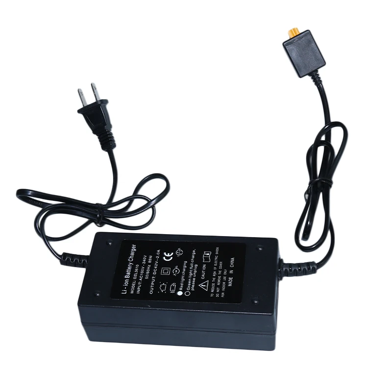 42V 2.0A Imortor литий ионный аккумулятор зарядное устройство AC100V 240V/50 60 HZ 85W|Аксессуары