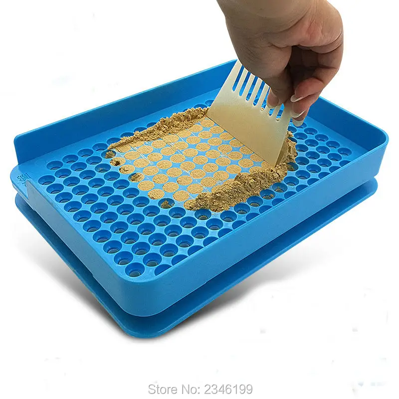 

1Set 200 Holes Manual Capsule Filling Machine, Size 0# Pharmaceutical Capsule Filler Mold, Capsule Powder Refillable Machine