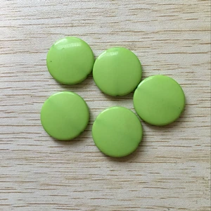 Выберите размер и цвет) 25 мм/20 мм акриловые твердые плоские бусины для изготовления ювелирных изделий#237/238 - Цвет: lime green