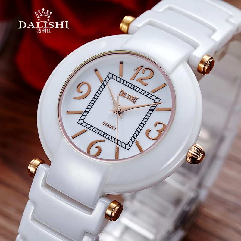 

DALISHI Brand Women Quartz Watch Famale Simple Style Wristwatch 30M Waterproof Lady Dress Watches Elegant Big Dial Girl Watches