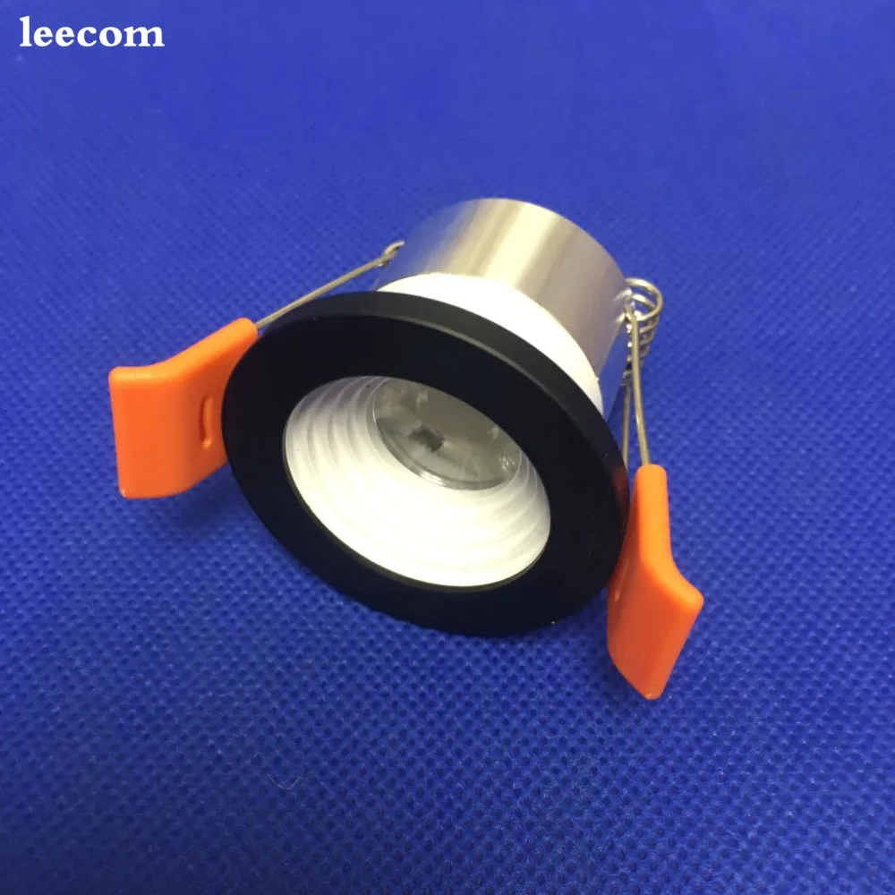 

1pcs/lot Adjustable-pitch Led Cabinet Light Light Energy Saving Spot Home gold color Downlight Mini Recessed Lamp